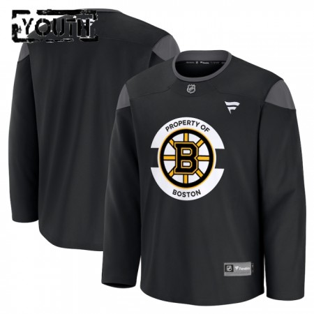 Dresovi Boston Bruins 2024-25 Fanatics Team Practice Custom Crno - Dječji Dresovi Boston Bruins 2024-25 Fanatics Team Practice Custom Crno - Dječji